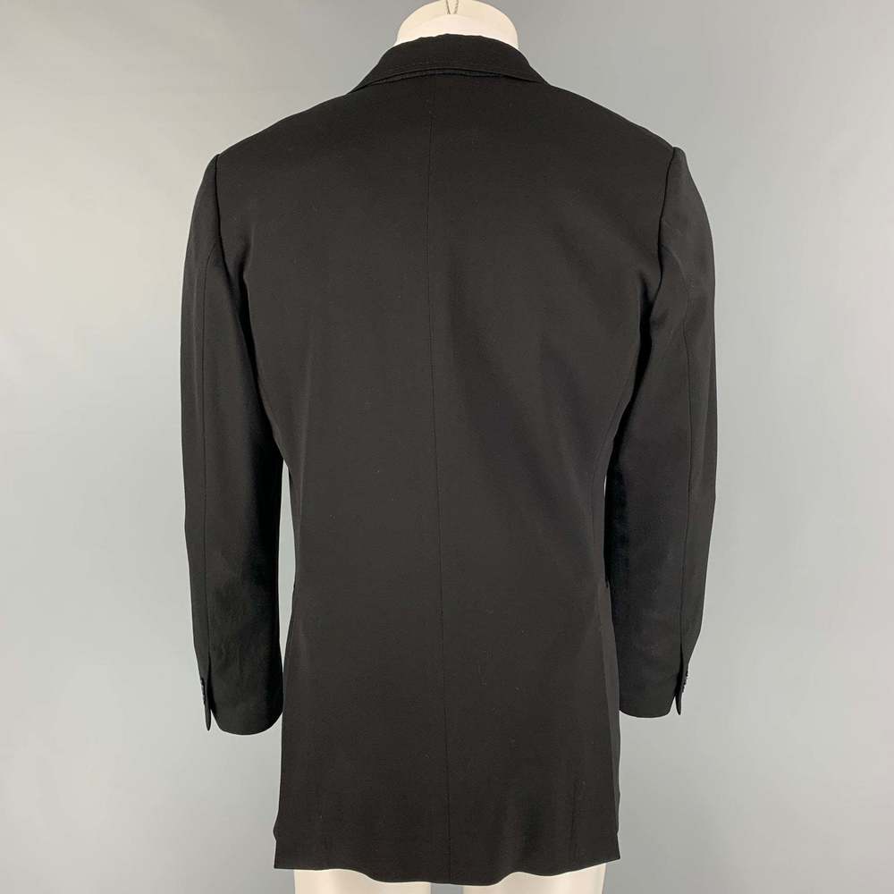 FENDI Regular Black Wool Notch Lapel Sport Coat - Picture 3 of 7